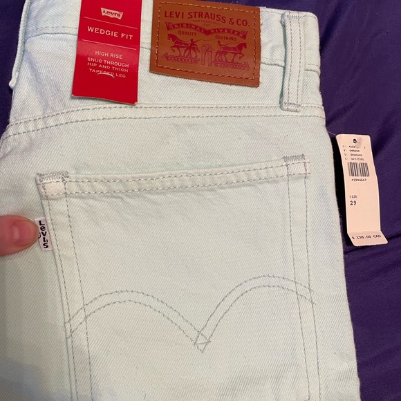 Levi’s Wedgie Fit Jeans Mint Size 29 - Picture 3 of 9